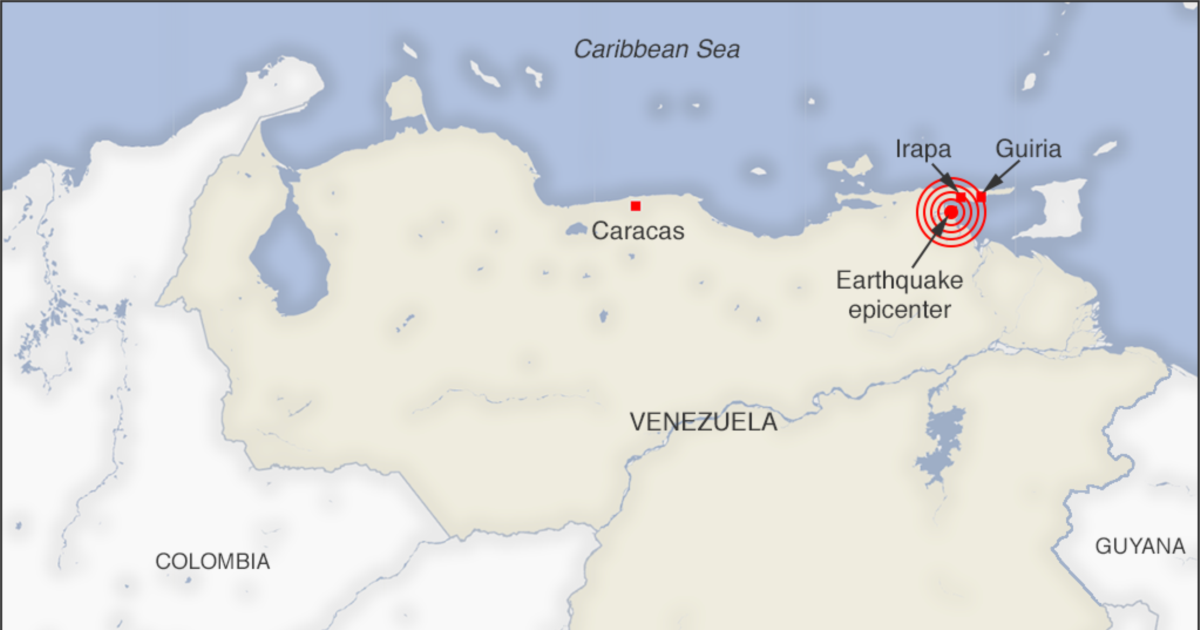 Multiple-Earthquakes-Strike-Northwestern-Venezuela-Including-Two-Strong-Tremors
